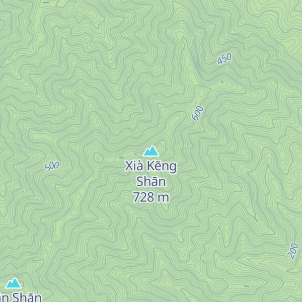 Map of Xià Kēng Shān