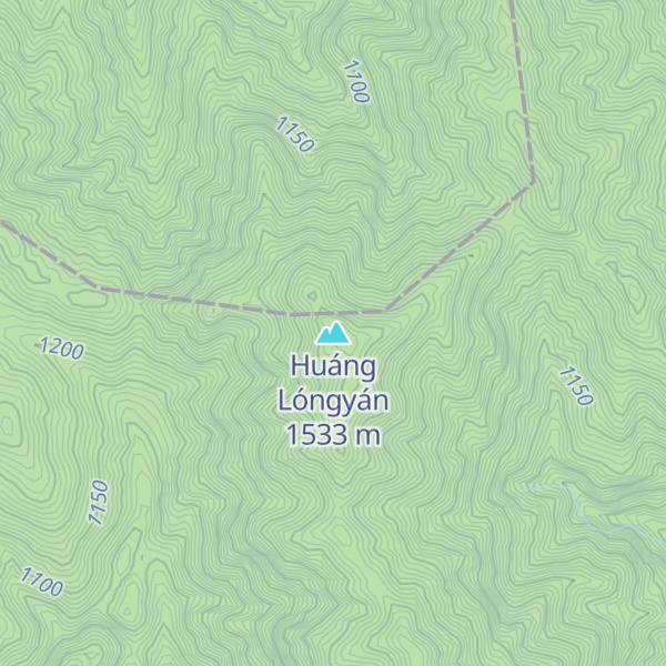 Map of Huáng Lóngyán