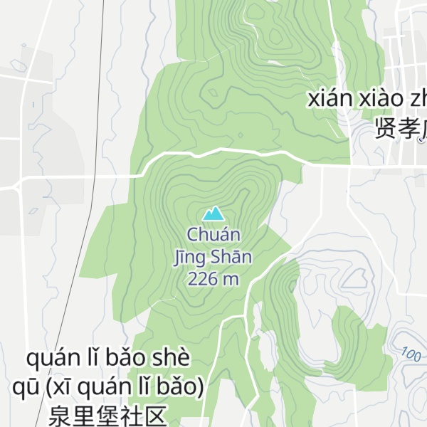 Map of Chuán Jīng Shān