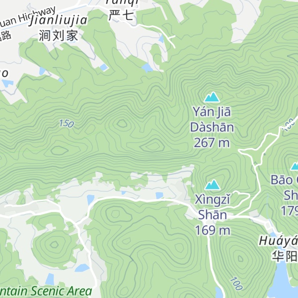 Map of Qīngshān Jiān