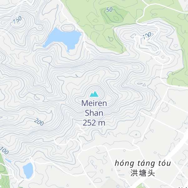 Map of Meiren Shan