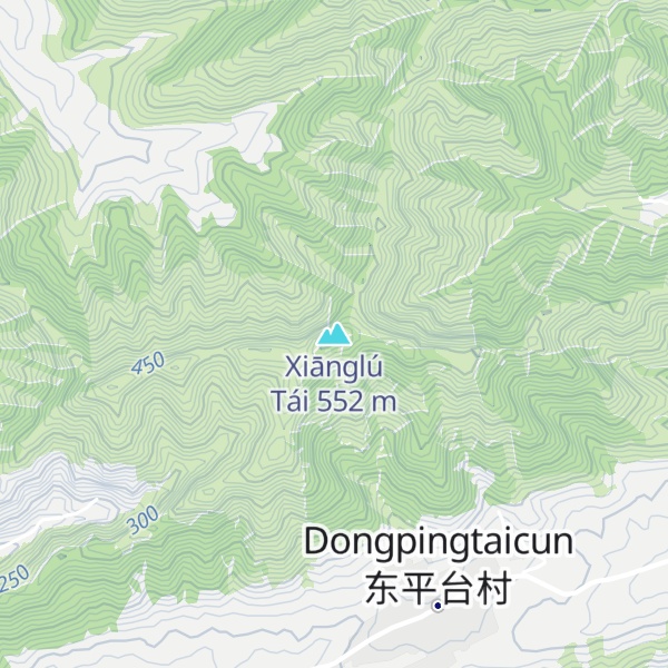 Map of Xiānglú Tái