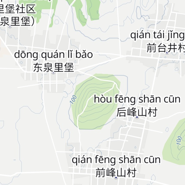 Map of Fēngshān