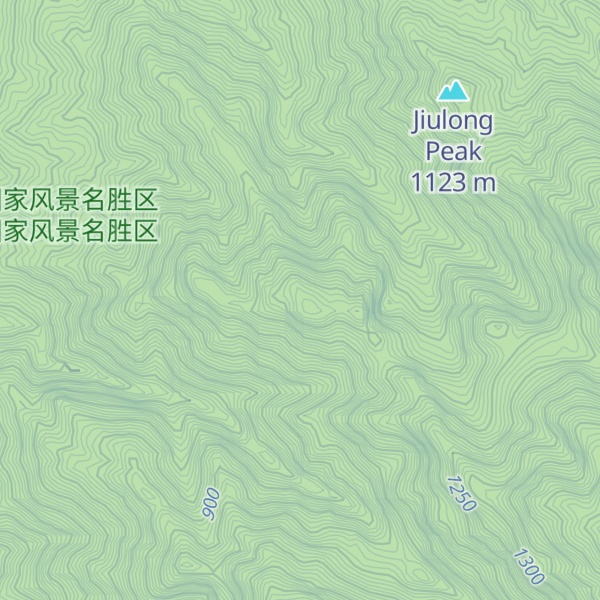 Map of Cuìwēi Fēng