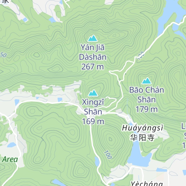 Map of Xìngzǐ Shān