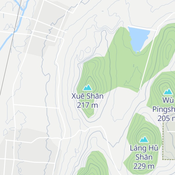 Map of Xuē Shān