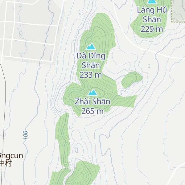 Map of Zhài Shān