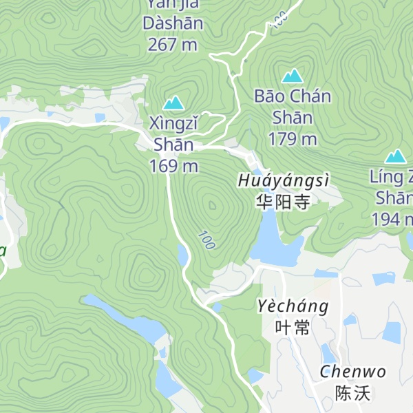Map of Wángjiā Dàshān