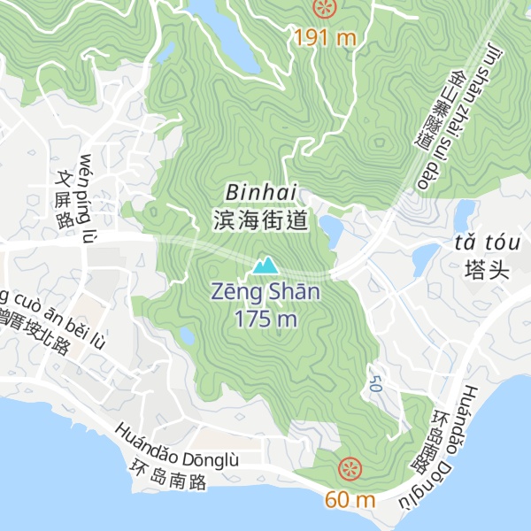 Map of Zēng Shān