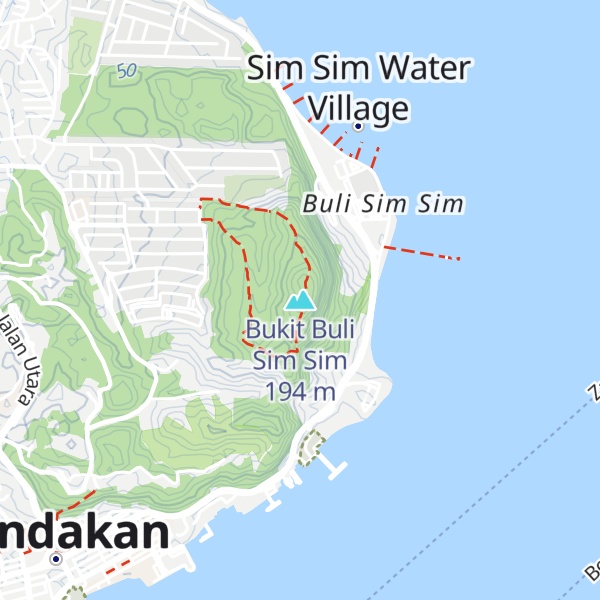 Map of Bukit Buli Sim Sim