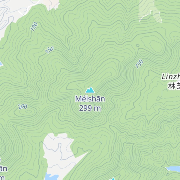 Map of Méishān