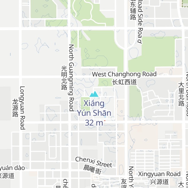 Map of Xiáng Yún Shān