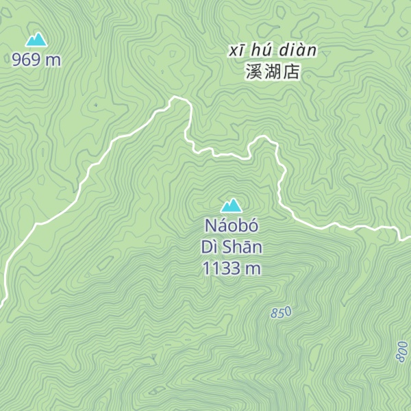 Map of Gé Wěi Lǐng