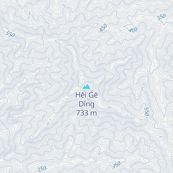 Map of Hēi Gē Dǐng