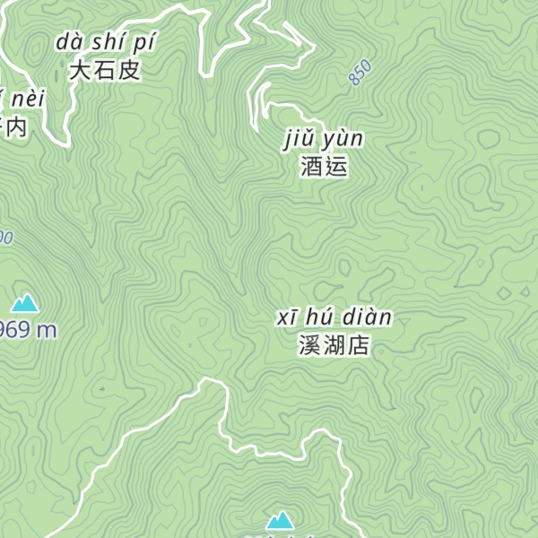 Map of Hú Zī Zhài