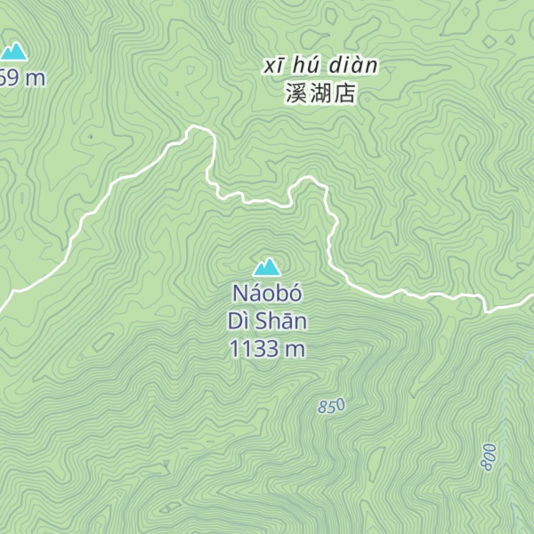 Map of Náobó Dì Shān