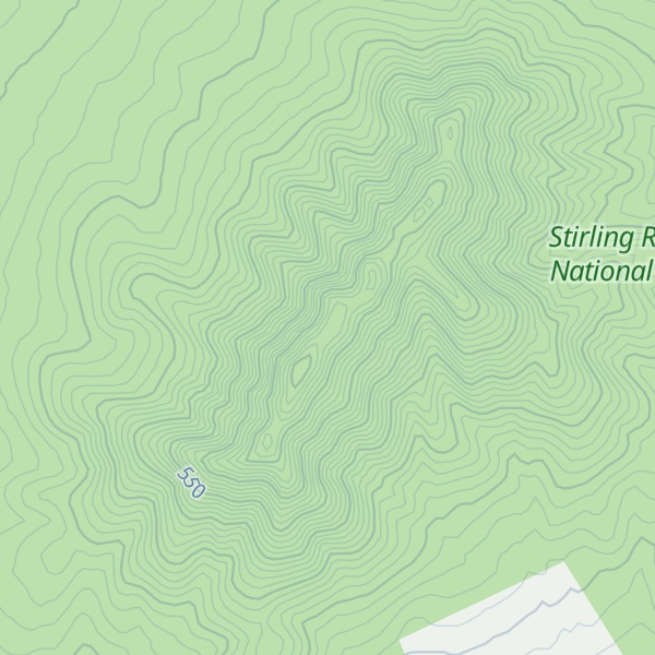 Map of Yungermere Peak