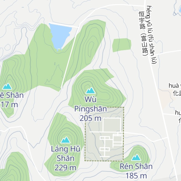Map of Wù Píngshān