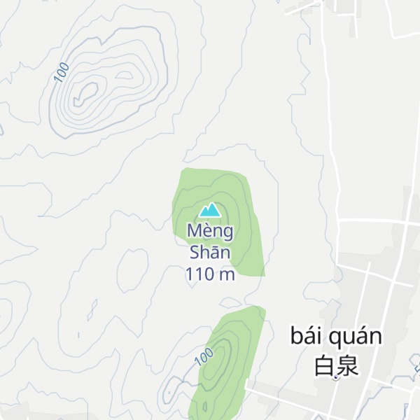 Map of Mèng Shān