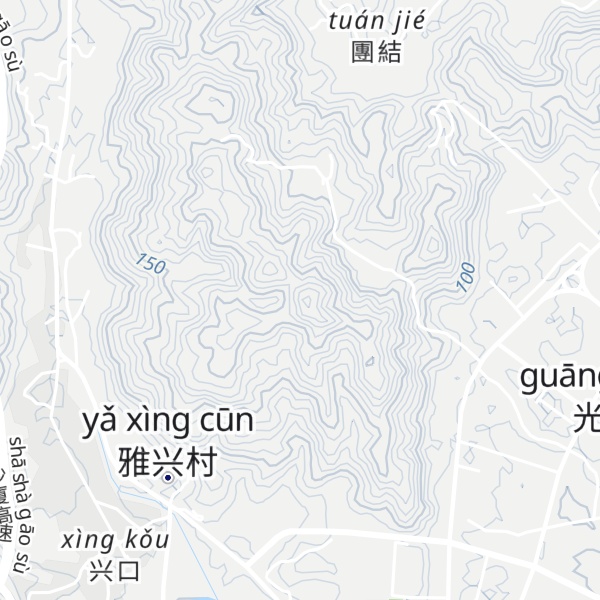 Map of Dazhai Shan