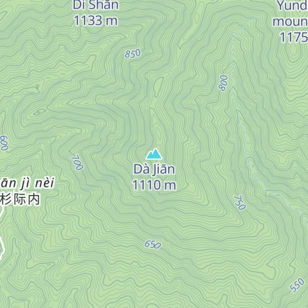 Map of Dà Jiān