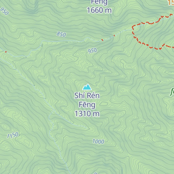 Map of Shí Rén Fēng