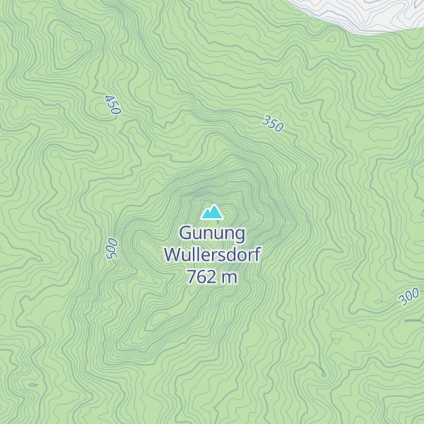 Map of Gunung Wullersdorf