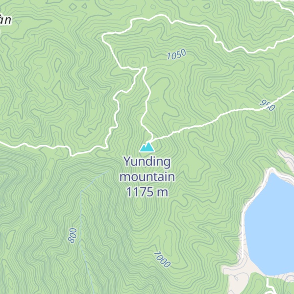 Map of Yunding mountain