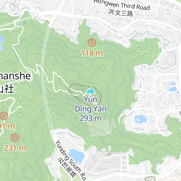 Map of Yún Dǐng Yán
