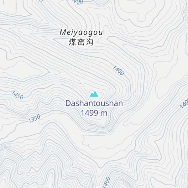 Map of Dashantoushan