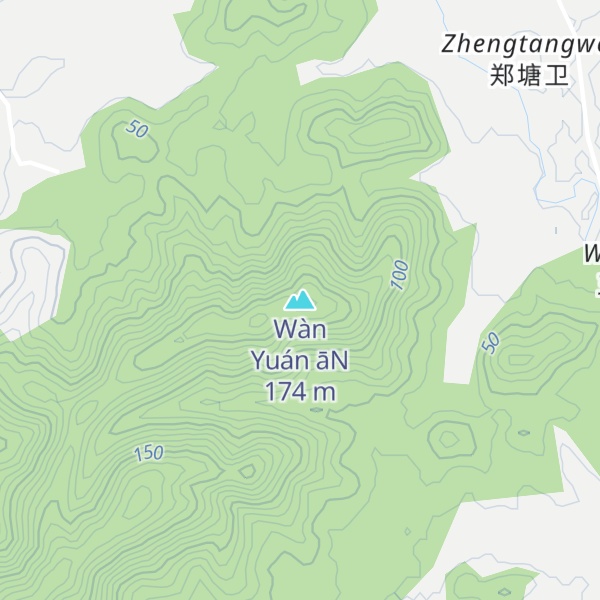 Map of Wàn Yuán āN
