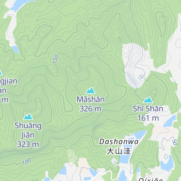 Map of Mǎshān
