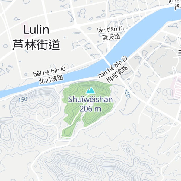 Map of Shuǐwěishān