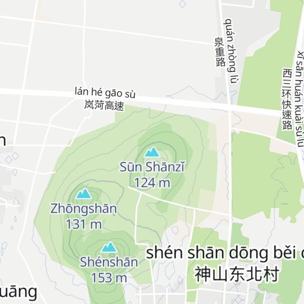 Map of Sūn Shānzǐ