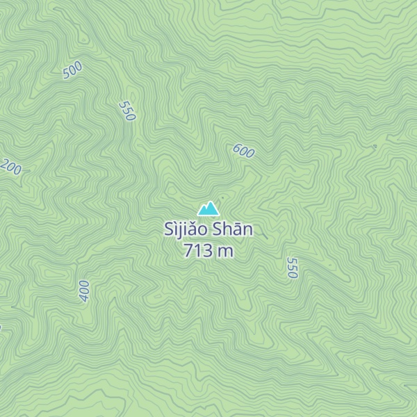 Map of Sìjiǎo Shān