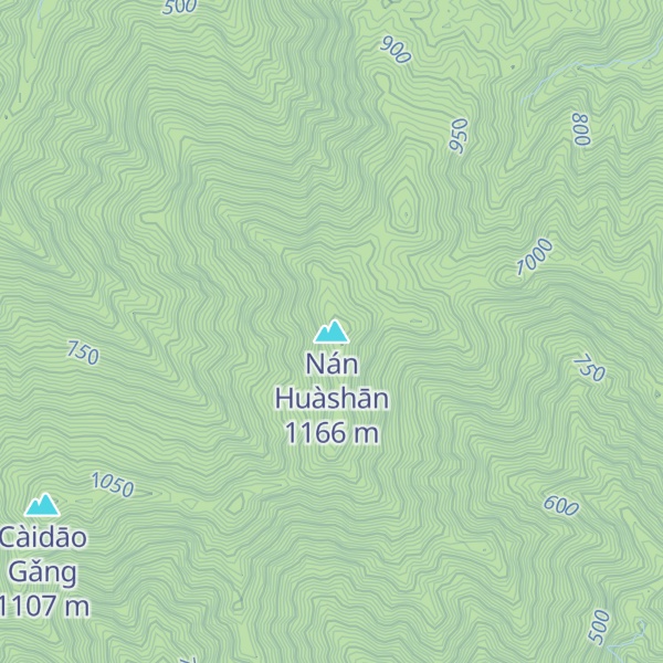 Map of Nán Huàshān