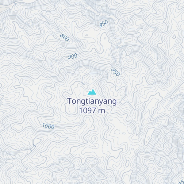 Map of Tongtianyang