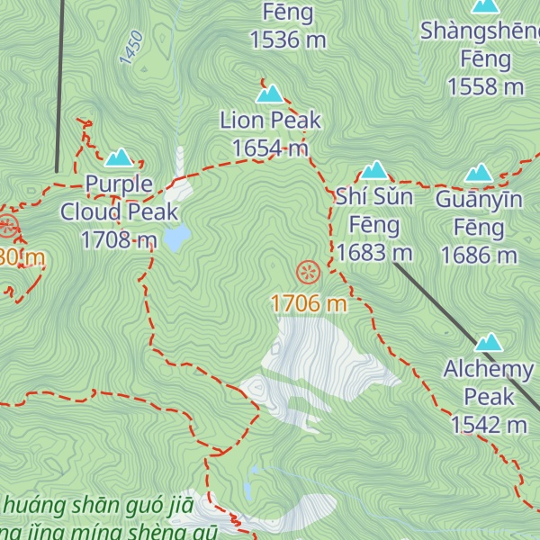 Map of Gòng Yángshān