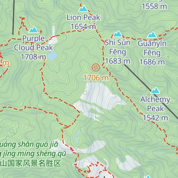 Map of Qí Shí Fēng