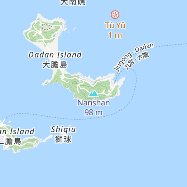 Map of Nanshan