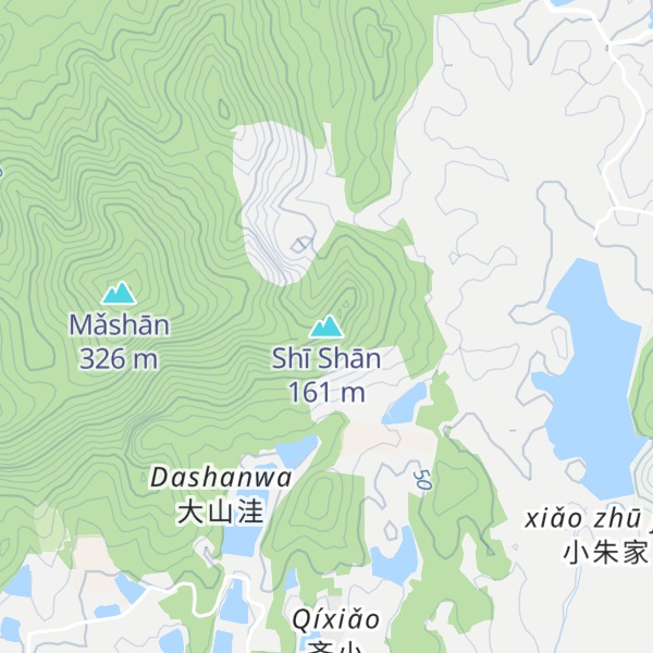Map of Shī Shān