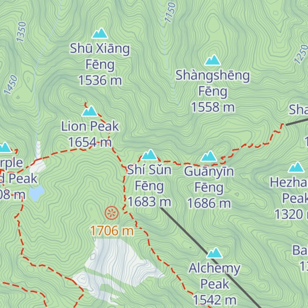 Map of Shǐ Xìn Fēng