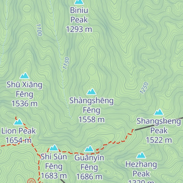 Map of Shàngshēng Fēng