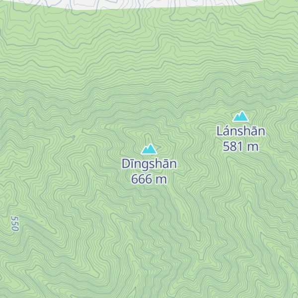 Map of Dīngshān