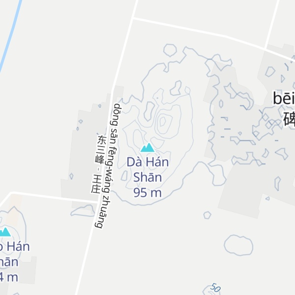 Map of Dà Hán Shān