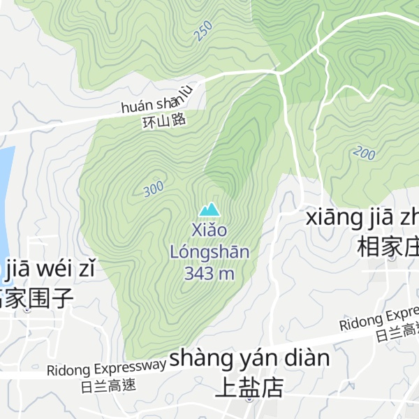 Map of Xiǎo Lóngshān