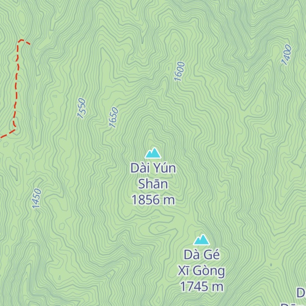 Map of Dài Yún Shān