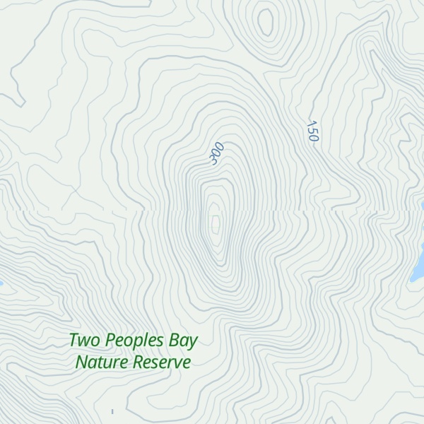 Map of Mount Gardner