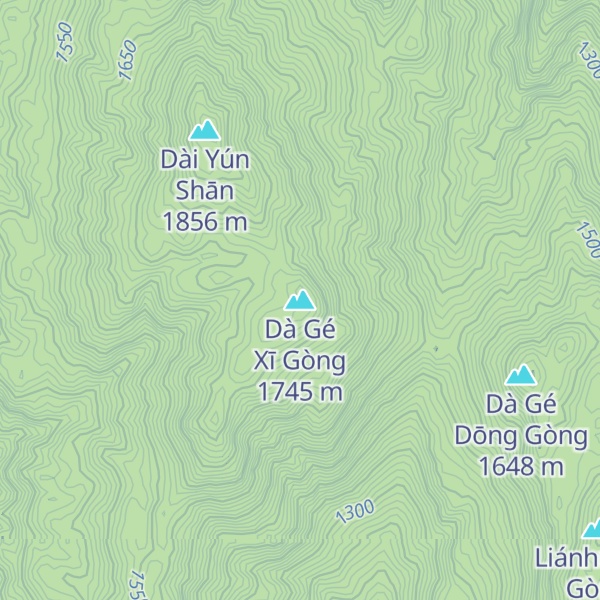 Map of Dà Gé Xī Gòng