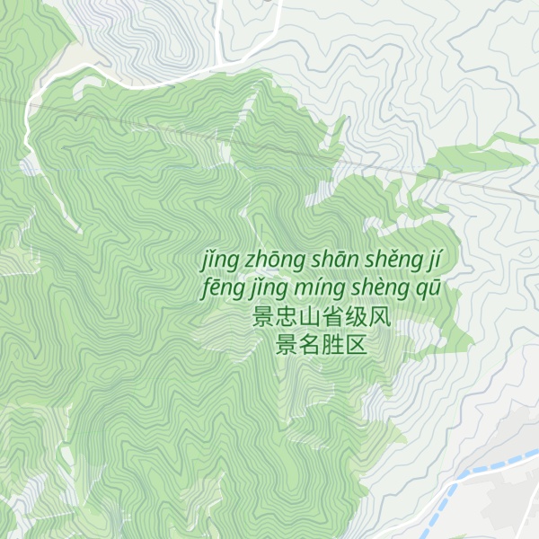 Map of Jǐng Zhōngshān